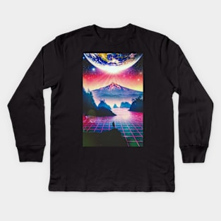 The Light Of Earth Kids Long Sleeve T-Shirt